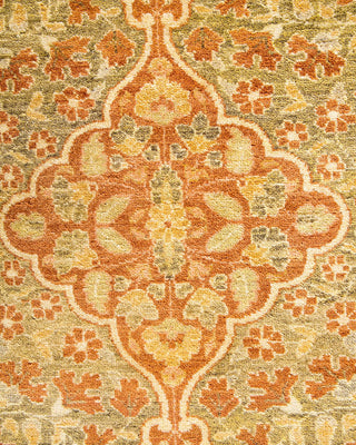 Traditional Mogul Brown Wool Area Rug 8' 3" x 10' 2" - Solo Rugs