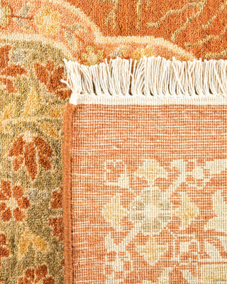 Traditional Mogul Brown Wool Area Rug 8' 3" x 10' 2" - Solo Rugs