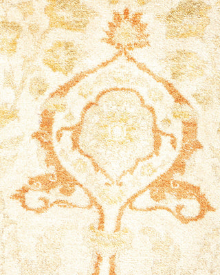 Traditional Mogul Ivory Wool Area Rug 8' 0" x 10' 3" - Solo Rugs