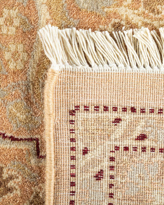 Traditional Mogul Beige Wool Area Rug 8' 2" x 10' 1" - Solo Rugs