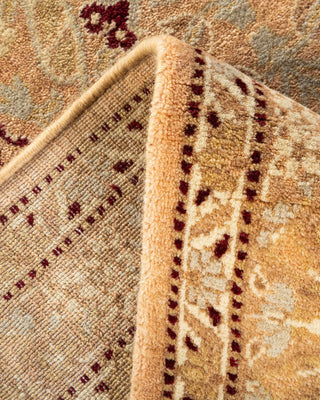Traditional Mogul Beige Wool Area Rug 8' 2" x 10' 1" - Solo Rugs