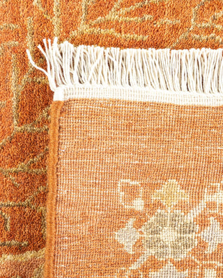 Traditional Mogul Brown Wool Area Rug 12' 3" x 18' 1" - Solo Rugs