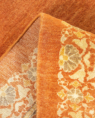 Traditional Mogul Brown Wool Area Rug 12' 3" x 18' 1" - Solo Rugs