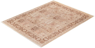 Traditional Mogul Ivory Wool Area Rug 8' 2" x 10' 4" - Solo Rugs