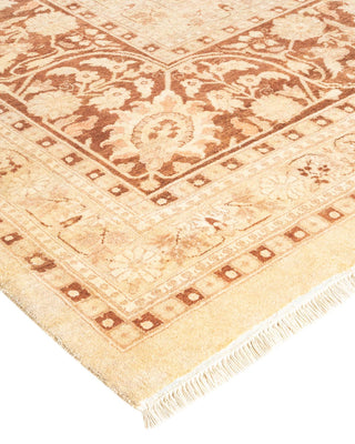 Traditional Mogul Ivory Wool Area Rug 12' 5" x 15' 2" - Solo Rugs