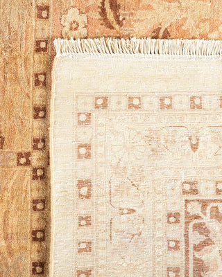 Traditional Mogul Ivory Wool Area Rug 12' 5" x 15' 2" - Solo Rugs