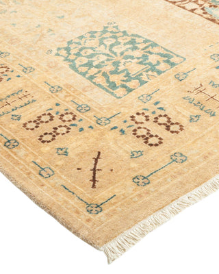 Traditional Mogul Ivory Wool Runner 3' 0" x 8' 10" - Solo Rugs