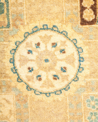 Traditional Mogul Ivory Wool Runner 3' 0" x 8' 10" - Solo Rugs