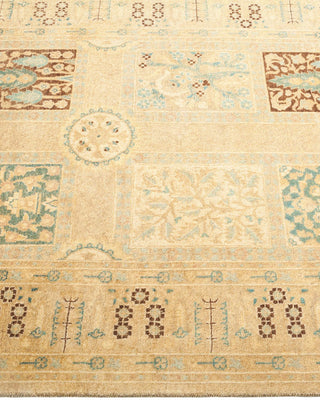 Traditional Mogul Ivory Wool Runner 3' 0" x 8' 10" - Solo Rugs