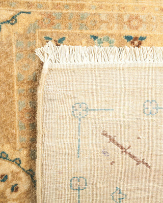 Traditional Mogul Ivory Wool Runner 3' 0" x 8' 10" - Solo Rugs