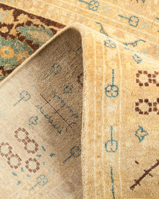 Traditional Mogul Ivory Wool Runner 3' 0" x 8' 10" - Solo Rugs