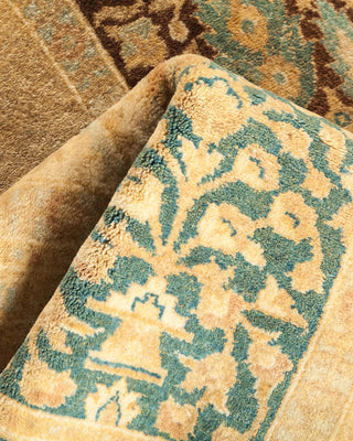 Traditional Mogul Ivory Wool Runner 3' 0" x 8' 10" - Solo Rugs
