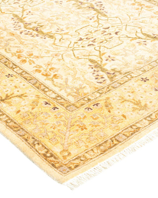 Traditional Mogul Ivory Wool Runner 3' 0" x 11' 5" - Solo Rugs