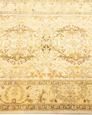 Traditional Mogul Ivory Wool Runner 3' 0" x 11' 5" - Solo Rugs