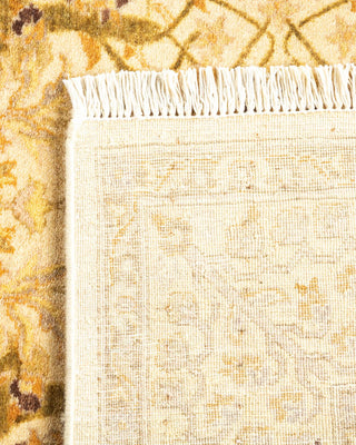 Traditional Mogul Ivory Wool Runner 3' 0" x 11' 5" - Solo Rugs
