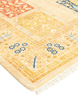 Traditional Mogul Ivory Wool Runner 3' 0" x 12' 6" - Solo Rugs