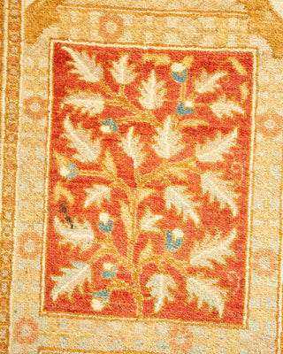 Traditional Mogul Ivory Wool Runner 3' 0" x 12' 6" - Solo Rugs