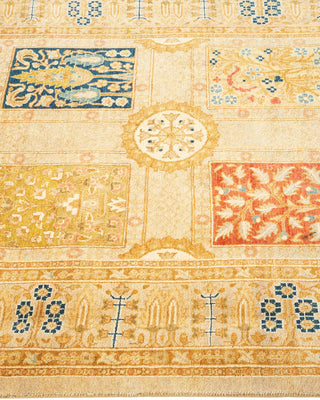 Traditional Mogul Ivory Wool Runner 3' 0" x 12' 6" - Solo Rugs