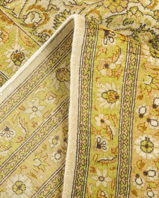 Traditional Mogul Ivory Wool Area Rug 9' 0" x 11' 10" - Solo Rugs