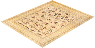 Traditional Mogul Ivory Wool Area Rug 12' 2" x 15' 5" - Solo Rugs