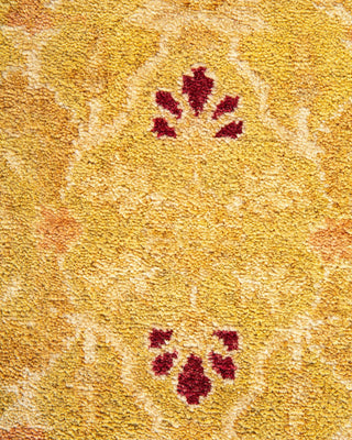 Traditional Mogul Green Wool Area Rug 8' 2" x 10' 1" - Solo Rugs