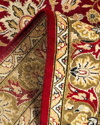 Traditional Mogul Red Wool Area Rug 3' 2" x 5' 1" - Solo Rugs