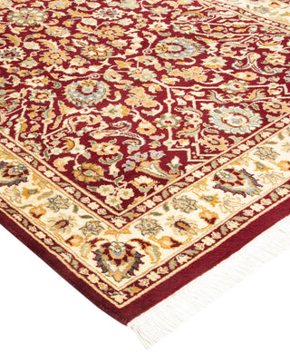 Traditional Mogul Red Wool Area Rug 3' 1" x 5' 5" - Solo Rugs