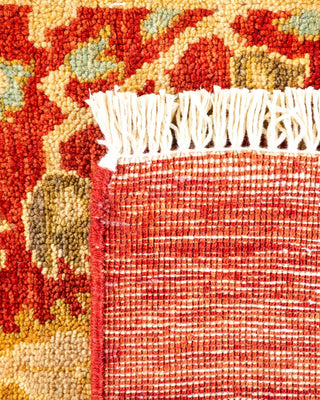 Contemporary Eclectic Red Wool Area Rug 9' 0" x 11' 10" - Solo Rugs