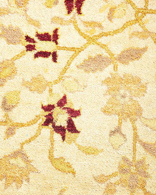 Traditional Mogul Ivory Wool Runner 8' 1" x 17' 0" - Solo Rugs