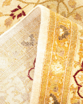 Traditional Mogul Ivory Wool Runner 8' 1" x 17' 0" - Solo Rugs