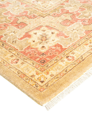 Traditional Mogul Light Gray Wool Area Rug 8' 3" x 13' 10" - Solo Rugs