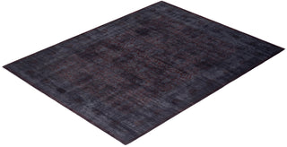 Contemporary Fine Vibrance Brown Wool Area Rug 8' 2" x 10' 7" - Solo Rugs