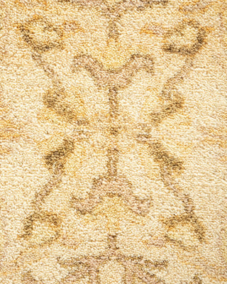 Traditional Mogul Ivory Wool Area Rug 8' 2" x 11' 0" - Solo Rugs