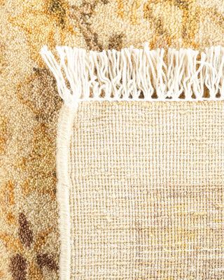 Traditional Mogul Ivory Wool Area Rug 8' 2" x 11' 0" - Solo Rugs