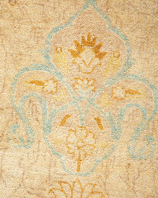 Traditional Mogul Ivory Wool Area Rug 8' 3" x 10' 7" - Solo Rugs