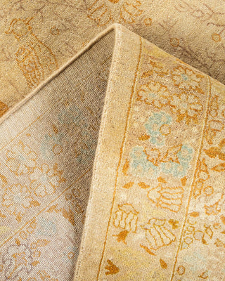 Traditional Mogul Ivory Wool Area Rug 8' 3" x 10' 7" - Solo Rugs