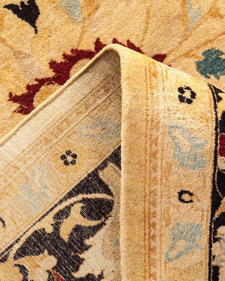 Traditional Mogul Ivory Wool Area Rug 10' 2" x 13' 9" - Solo Rugs