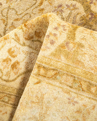 Traditional Mogul Ivory Wool Area Rug 4' 2" x 6' 3" - Solo Rugs