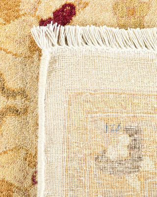 Traditional Mogul Ivory Wool Area Rug 9' 4" x 16' 10" - Solo Rugs