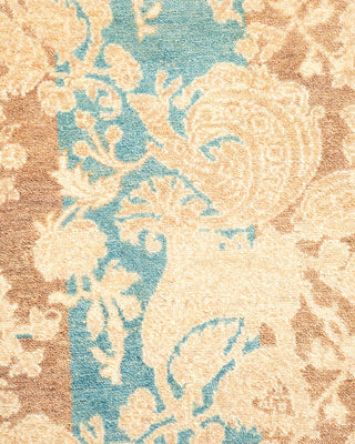 Traditional Mogul Brown Wool Area Rug 3' 2" x 5' 2" - Solo Rugs