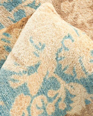 Traditional Mogul Brown Wool Area Rug 3' 2" x 5' 2" - Solo Rugs