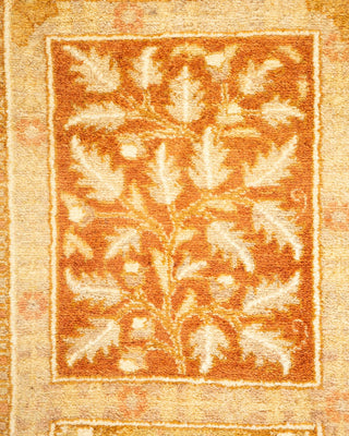 Traditional Mogul Ivory Wool Runner 3' 0" x 10' 10" - Solo Rugs