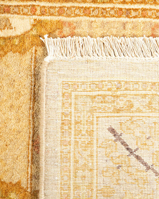 Traditional Mogul Ivory Wool Runner 3' 0" x 10' 10" - Solo Rugs