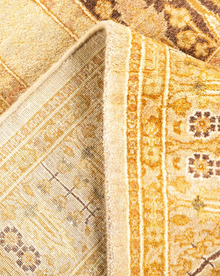 Traditional Mogul Ivory Wool Runner 3' 0" x 10' 10" - Solo Rugs