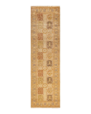 Traditional Mogul Ivory Wool Runner 3' 0" x 10' 10" - Solo Rugs