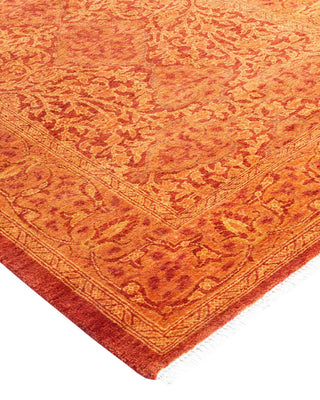 Traditional Mogul Orange Wool Runner 2' 8" x 13' 7" - Solo Rugs