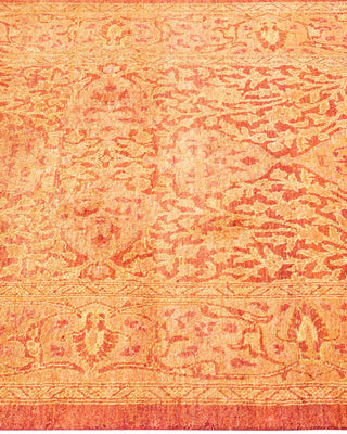 Traditional Mogul Orange Wool Runner 2' 8" x 13' 7" - Solo Rugs
