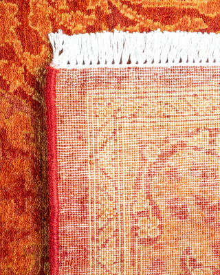 Traditional Mogul Orange Wool Runner 2' 8" x 13' 7" - Solo Rugs