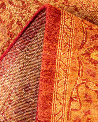 Traditional Mogul Orange Wool Runner 2' 8" x 13' 7" - Solo Rugs