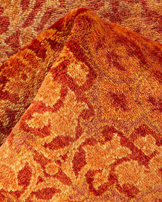 Traditional Mogul Orange Wool Runner 2' 8" x 13' 7" - Solo Rugs